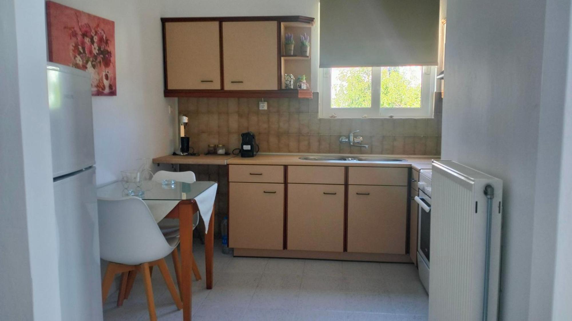 Апартаменты Θέαστρον - Theastron House With Great View In Chora Pera Gyalos Экстерьер фото